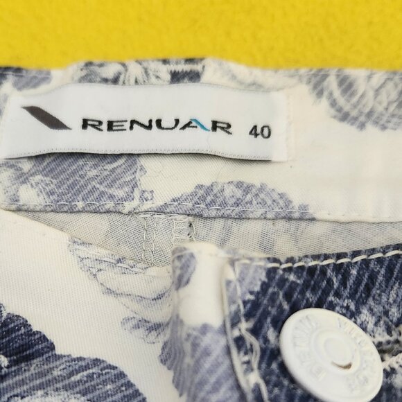 Light as air fun summer pants w/zipped ankles over 6 inches Sz 40 - Picture 6 of 7